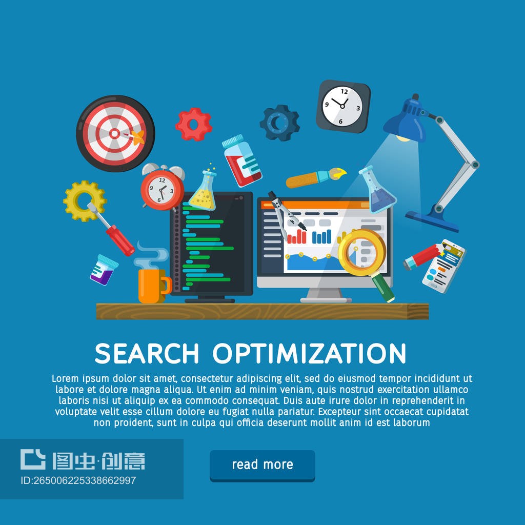 帶有圖標的網頁設計插圖。創建網站的概念。編程和編碼。網站開發,網頁設計。網頁橫幅的現代平面設計,網站元素。矢量插圖Web design illustration with icons. Concept of creating websites. Programming and coding. Website development, Web design. Modern flat design for Web Banner, Website Element. Vector illustration