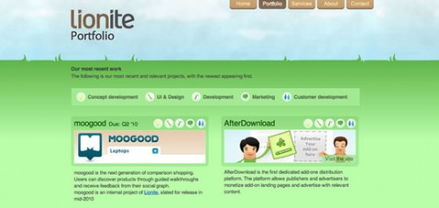 國外20個綠色系網(wǎng)站設計欣賞