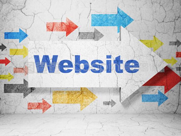 基于垃圾墻背景的網(wǎng)頁開發(fā)概念箭頭